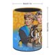 thumbnail image 2 of Chicas de Oro-theme Cylinder Pen Holder Pencil Organizer with Flannel Lining PVC Leather Material Cardboard Base for study work 10*8CM, 2 of 6