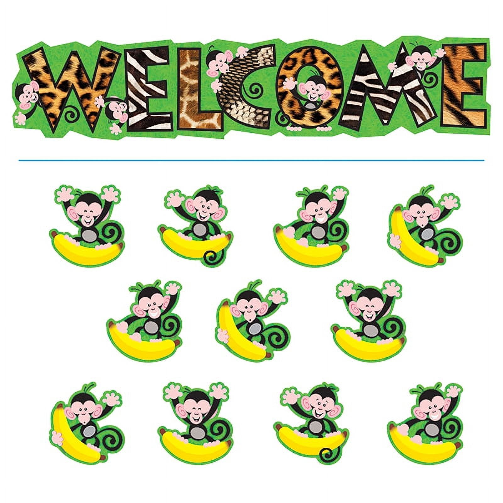 Trend Enterprises Monkey Mischief® Monkeys and Bananas Mini Accents Variety  Pack