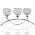 thumbnail image 2 of LSLJS Crystal Candlestick 16 Inch Iron A-rch Candelabro Crystal Candlestick Wedding Valentine's Day Festival Decoration, Crystal Candlestick, 2 of 9