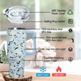 thumbnail image 2 of 40 Oz Siamese Cat Coffee Travel Mug Cup Water Bottle Tumbler With Handle,Cat Gifts for Women, 2 of 5