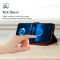 thumbnail image 4 of For Xiaomi Redmi Note 14 4G (164.84x78.15x8.16mm) Case Flip Stand PU Leather Wallet Phone Cover Calf, 4 of 5