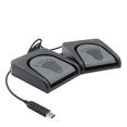thumbnail image 1 of iKKEGOL Upgraded USB Double Pedal Assembly 2 Foot Switch Control 2 Key Button Footswitch Program Video Game Customized PC Keyboar, 1 of 9