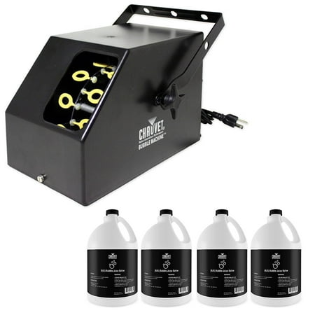 Chauvet DJ B-250 Bubble Machine + (4) Gallons Fluid/Juice BJU B250