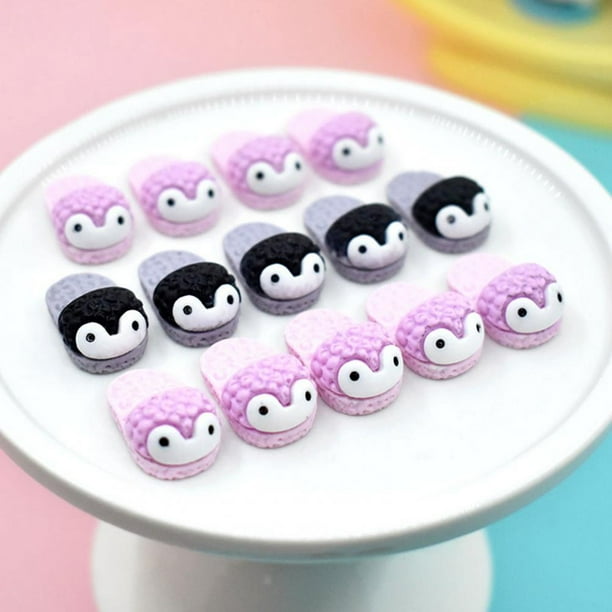 Mini Simulation Cartoon Penguin Slippers Doll House Play Toy Kids Gift Children Toys Birthday Christmas New Year Gift heqiyong LED