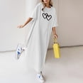 thumbnail image 1 of WILLBEST Maxi Vestidos de Mujer Vestido Largo de Verano Holgado Informal con Estampado de Flores y Manga Corta 615 Grande​​, 1 of 3