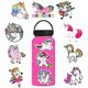 thumbnail image 3 of Sproerden 100 piezas Pegatinas de unicornio para botellas de agua Pegatinas lindas para patinetas Pegatinas impermeables para equipaje, 3 of 5