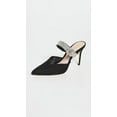 thumbnail image 2 of Schutz Tishara Black Rhinestones Ankle Strap Pointed Toe Stiletto Heel Sandals (Black, 7), 2 of 5