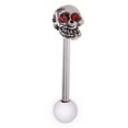 thumbnail image 2 of TISHITA 14G Head Tongue Bar Barbell Ear Stud Piercing Jewelry Red, 2 of 8