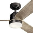 thumbnail image 3 of 300275AVI Kichler Lighting Spyn - Ceiling Fan with Light Kit - 14.5 inches tall by 52 inches wide-Anvil Iron Finish, 3 of 9