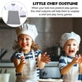 thumbnail image 2 of SHISUYAN 1 Set Unisex Kids Chef Cosplay Uniform Outfit Short Sleeve Blouse with Apron Hat, 2 of 8