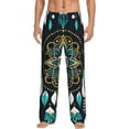 thumbnail image 1 of Balery Boho Dreamcatcher Pantalones de pijama para hombre, pijama ultraligero, pantalón de descanso-Large, 1 of 6