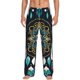 thumbnail image 1 of Fotbe Boho Dreamcatcher Pantalones de Pijama para Hombre, Pantalones de Dormir, Pantalones de Casa con Cintura Ajustable y Bolsillos-Large, 1 of 6