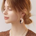 thumbnail image 2 of Pendientes colgantes de acrílico con forma de gato negro en la luna, bonitos y divertidos, con forma de estrella, para mujer, joyería de Halloween y Navidad, 2 of 5