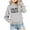 Gray, variant on Baby Boy Knitted Sweater Girls Crewneck Oversized Sweatshirt Kids Fashion Long Sleeve Pullover Tops 1-12 Years Girls' Long Sleeved T-Shirt Red-1 7-8T