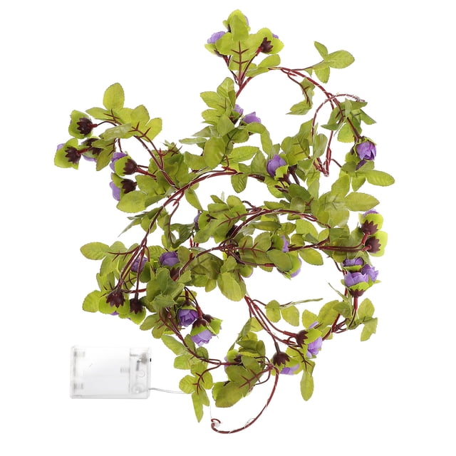 KAKOWELY String Light 2.2m Artificial Flower Vine Light String Fake Foilage String Light No Battery86.61"X3.94"X1.97"
