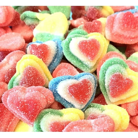 YANKEETRADERS® Gummy Triple Hearts - 4.4 lb Bag
