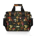 thumbnail image 7 of FORMRS Insulated Cooler Bag 24 Cans Capacity Soft Leakproof Lunch Box with Side Pockets, Various Mushrooms Pattern, 7 of 7