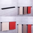 thumbnail image 4 of 30-Inch Matte Black Single Towel Bar Rack, SUS 304 Stainless Steel Bathroom Towel Bar Heavy Duty Towel Holder Kitchen Towel Rod, Wall Mount with Screws Towel Bar Rod, 4 of 5