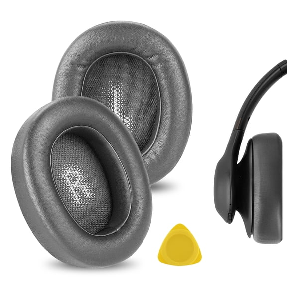 Geekria QuickFit Replacement Ear Pads for JBL Everest 750/ 750NC Over-Ear Wireless Headphones Ear Cushions, Repair Parts (Black)