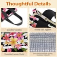 thumbnail image 4 of Pioneer Flower Floral Print Pattern Insulated Lunch Bag for Women & Adults,Large Portable Soft Cooler Lunch Bag,Thermal Food Storage Tote with Pearl Cotton,8.66L,8.75x5.75x9.5 Inch, 4 of 6