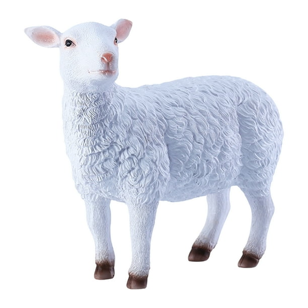 resin lamb statue