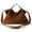 brown, variant on Cowhide Leather Women Cloud Tote Bag, Crossbody Shoulder Bag, Suede Texture, Large Capacity