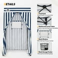 thumbnail image 3 of EAGLE PEAK Flex Compact 4x4 Pop-up Canopy Privacy Dressing Room,White/Blue, 3 of 9