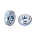 thumbnail image 5 of Knurled Thumb Nuts, M5 Female Threaded Thin Type, Blue Zinc Plating 10 Pcs, 5 of 5