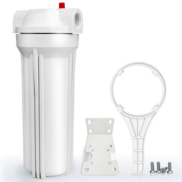 Carcasa de filtro de agua para toda la casa SimPure de 10 pulgadas con soporte