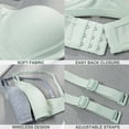 thumbnail image 3 of HuaAngel Girls Training Bralette Cotton Wirefree Soft Cups Adjustable Straps 3 Pack Size 32-38, 3 of 6