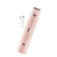 thumbnail image 2 of Afeitadora eléctrica para mujer, depiladora facial de doble cabezal, ergonómica y desmontable. Rosa, 2 of 9