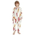 thumbnail image 2 of Vzayyk 4T-14Y Size Aviliable Cozy One-Piece Footless Sleeper Pajama Axe, 2 of 8
