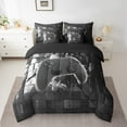 thumbnail image 2 of Erosebridal Video Game Bedding Queen Size,Geometric Plaid Comforter Sets with Sheets,Gradient Gamepads Bedding Sets Queen Size,Lightweight Buffalo Room Decorative,Reversible,7 Pieces, 2 of 6