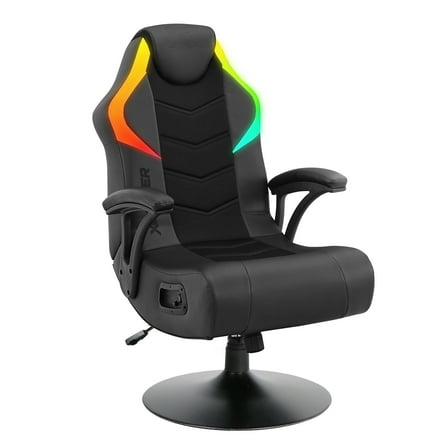 X Rocker Nemesis RGB Pedestal Gaming Chair, Black