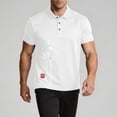 thumbnail image 5 of JOANKDMI Short Sleeve Shirts for Men Floral Embroidered Golf Tops Casual Vintage Style Graphic Tees Breathable Athletic Pullover for Work Business Summer Vacation, S-4XL, 5 of 7