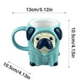 thumbnail image 3 of ChicYu Dachshund Ceramic Mug Funny Dog-Shaped Coffee Cup Cute Drinkware Tea Cup for Home Office Kitchen Coffee Lovers Gift, 3 of 5