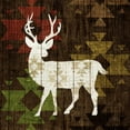 thumbnail image 2 of Mullan, Michael 26x26 White Modern Wood Framed Museum Art Print Titled - Southwest Lodge - Deer I, 2 of 4
