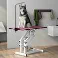 thumbnail image 2 of PawHut Table de Toilettage pour Chiens Réglable en Hauteur Rose, 2 of 10