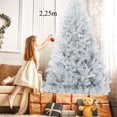 thumbnail image 1 of Árbol de Navidad Costway 225m 1258 ramas Abeto Artificial plata, 1 of 10