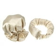 thumbnail image 7 of Vocoste 4 Pcs Heatless Hair Curler Satin Heatless Curling Rod Headband with Hair Cap Set for All Hair Types Beige, 7 of 7
