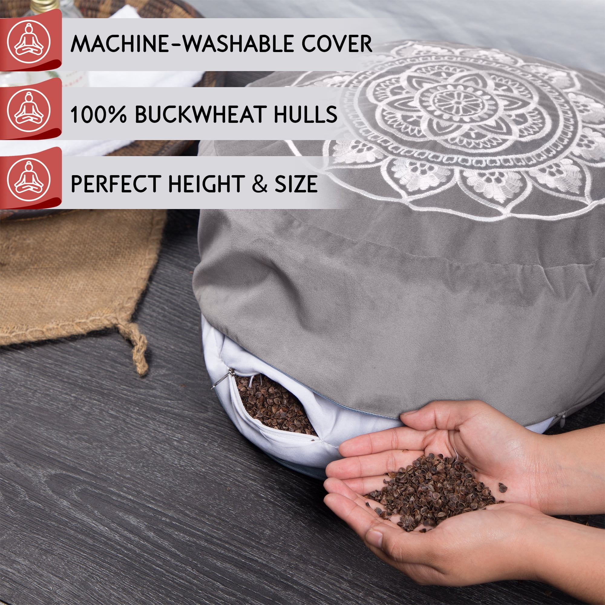 Florensi | Round Meditation Cushion (16 Florensi | Round Meditation Cushion (16