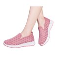 thumbnail image 4 of Vedolay Womens Loafers Womens Loafers Cutout Breathable Comfort Soft sole Non-Slip Leisure Shoes,Pink 8.5, 4 of 4