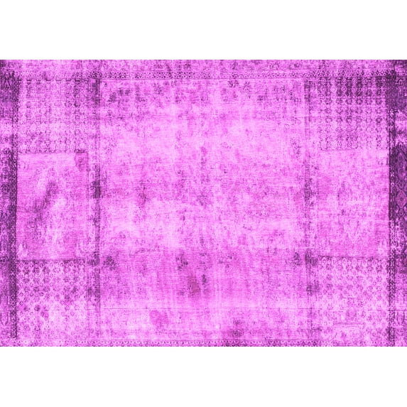 Ahgly Company Indoor Rectangle Persian Pink Traditional Area Rugs, 7' x 10'