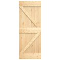 thumbnail image 3 of vidaXL Porte NARVIK 85x210 cm Bois Massif Pin, 3 of 5