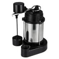 thumbnail image 3 of Acquaer 1/2 HP Submersible Sump Pump With Stainless Steel Motor Shell and Cast Iron Pump Base, Model: SUS050-V, 3 of 5