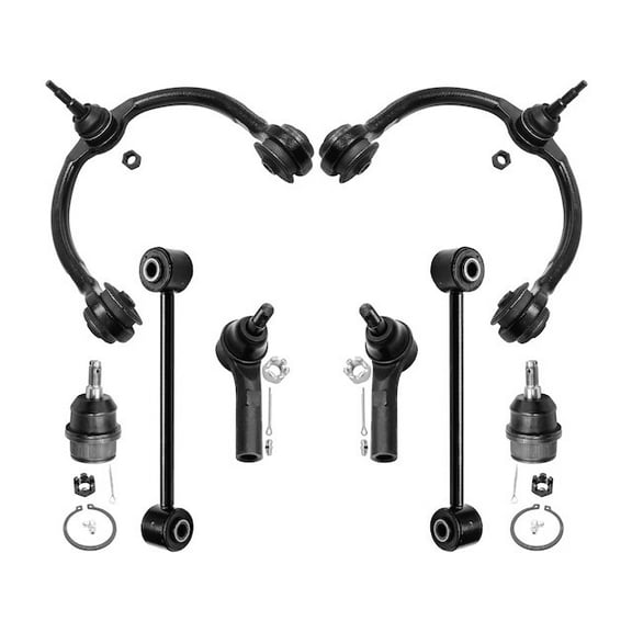 Front Control Arm Ball Joint Tie Rod and Sway Bar Link Kit - Compatible with 2005 - 2010 Jeep Grand Cherokee 2006 2007 2008 2009