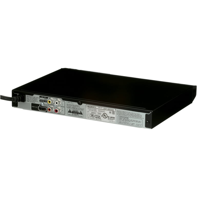 HDMI - DVP-SR510H Sony Upscaling DVD Player 1080p