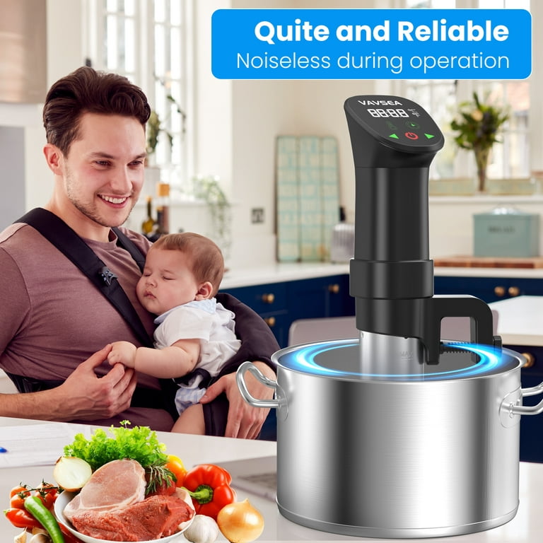 VAVSEA Sous Vide Machines, Precision Cooker, Waterproof Immersion  Circulator with Digital Touch Screen and Accurate Temperature Time Control, Sous  Vide Device for Home Kitchen 