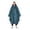 Navy, variant on Unir Durable Waterproof Hooded Rain Poncho for Adults, Full Zip Closure, Tear-Resistant PU Outdoor Hiking Rain Cape, 1 Piece, One Size
