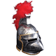 thumbnail image 1 of Casco Cabellería Romano Medieval disfraz cosplay, 1 of 1
